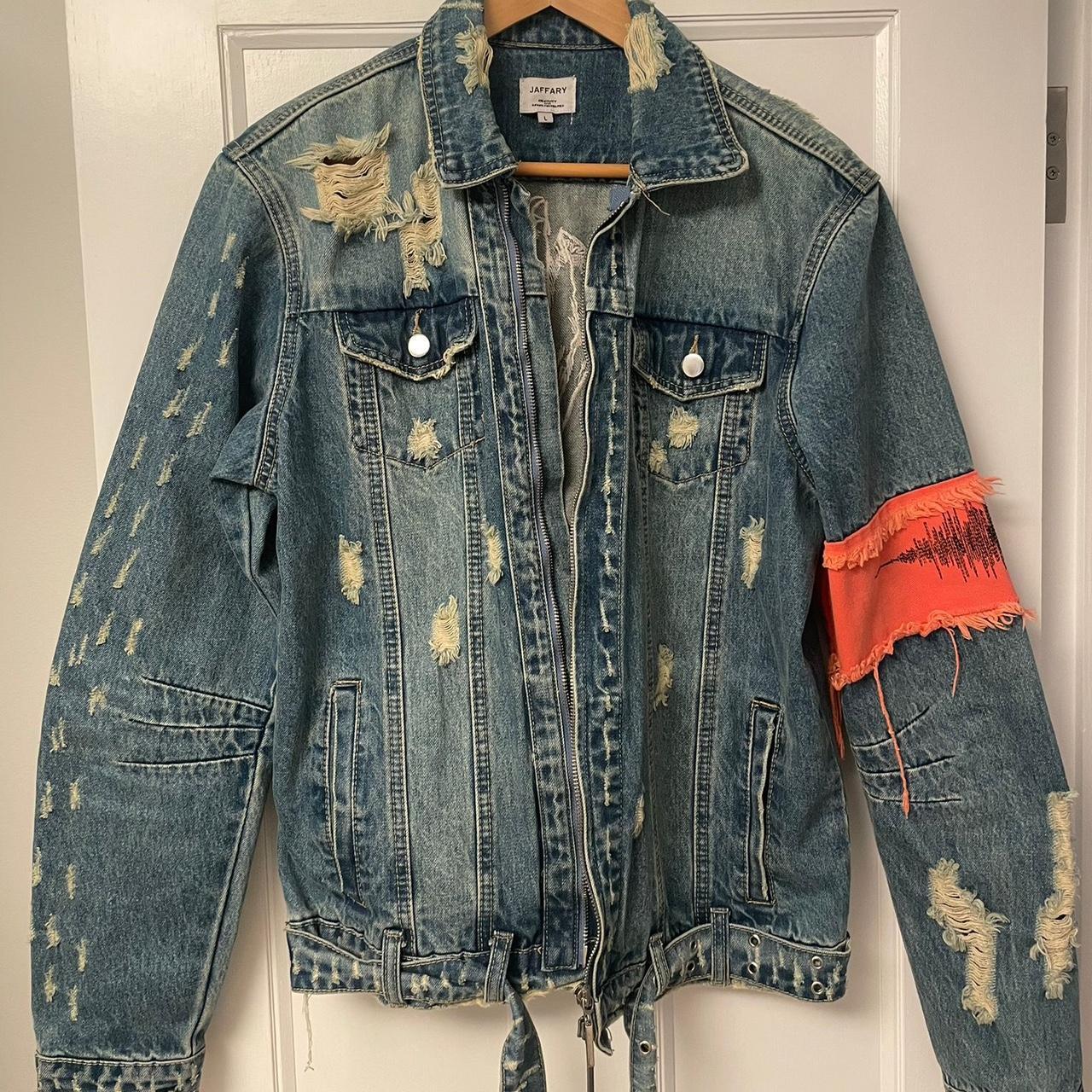 Jaffary denim jacket size large #denim