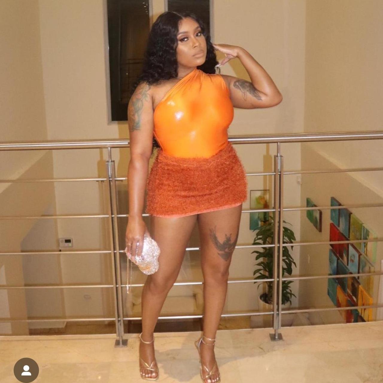 Orange Coucoo Set Worn Once Size Medium Depop 