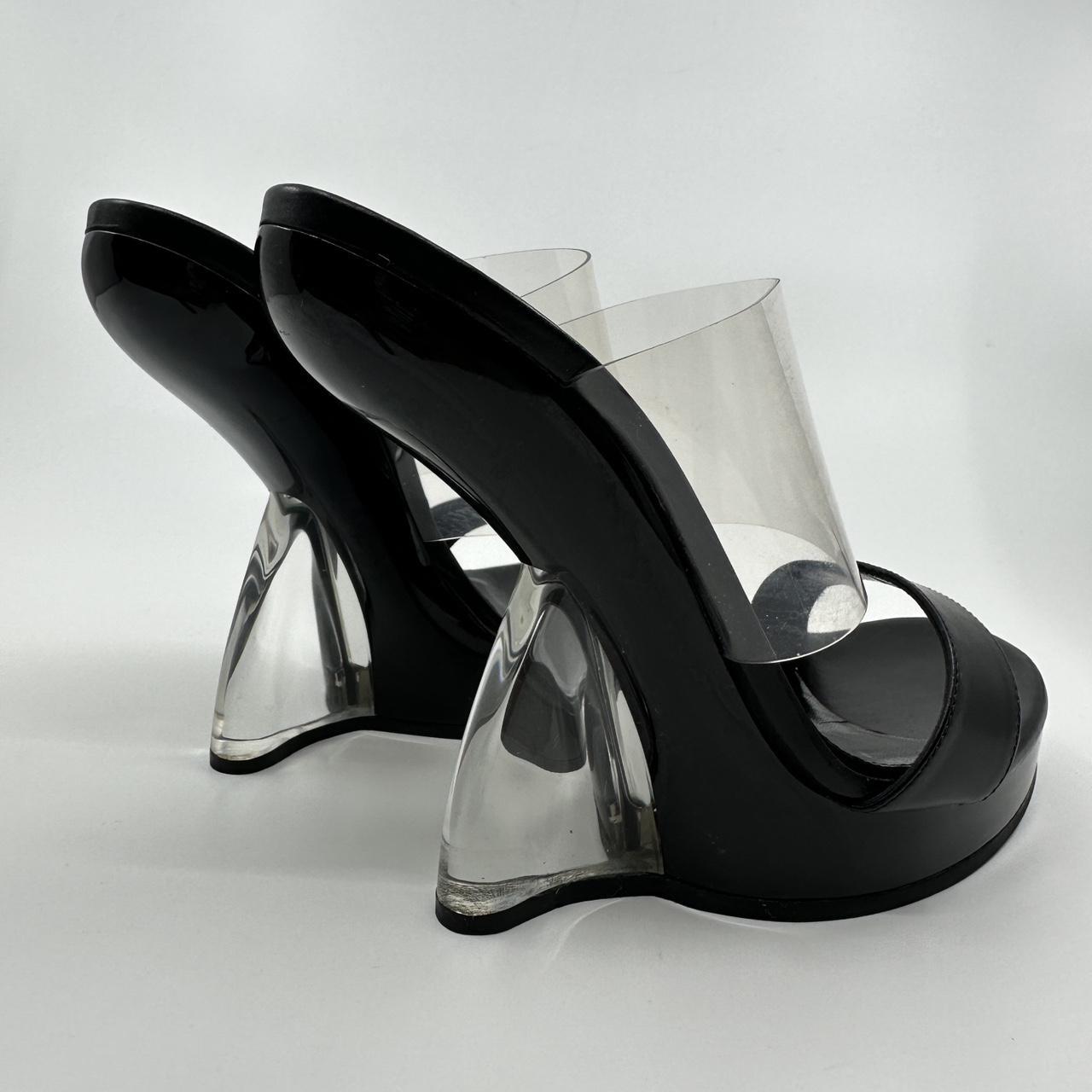 alexander mcqueen clear heels