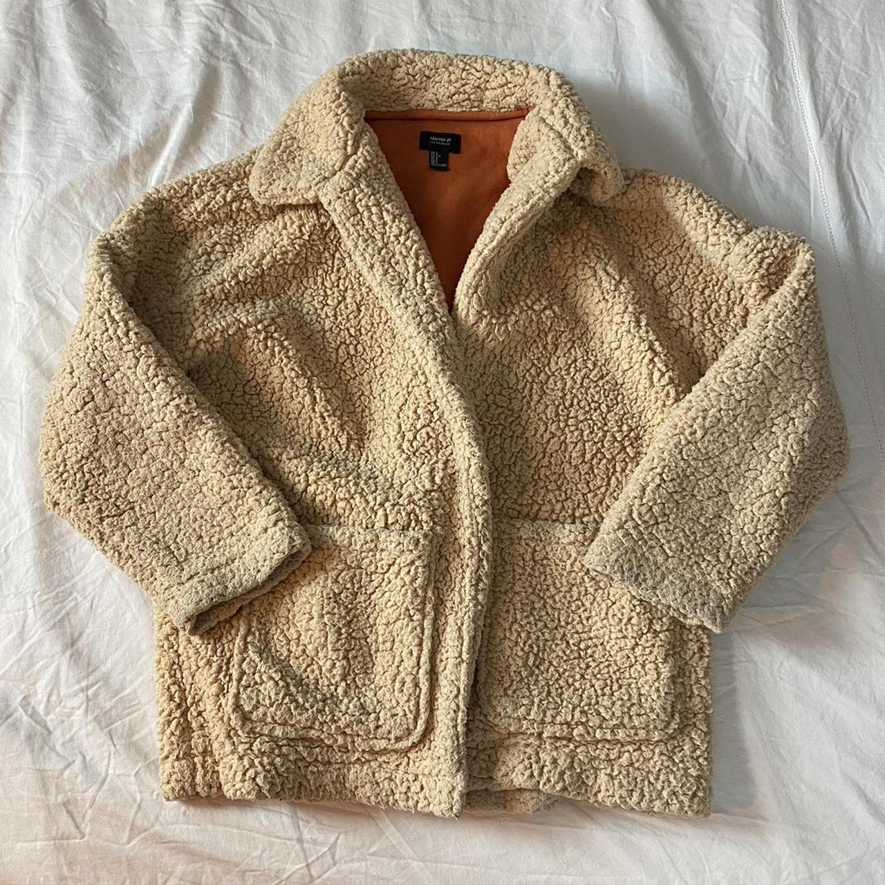 Fuzzy poopy jacket sale