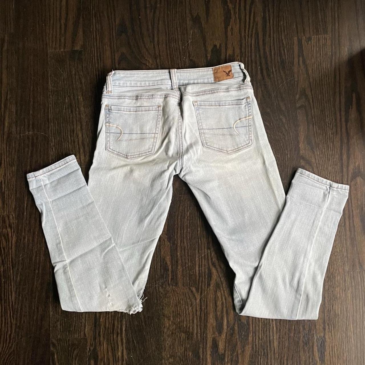 American Eagle / distressed jeans / lightwash /... Depop