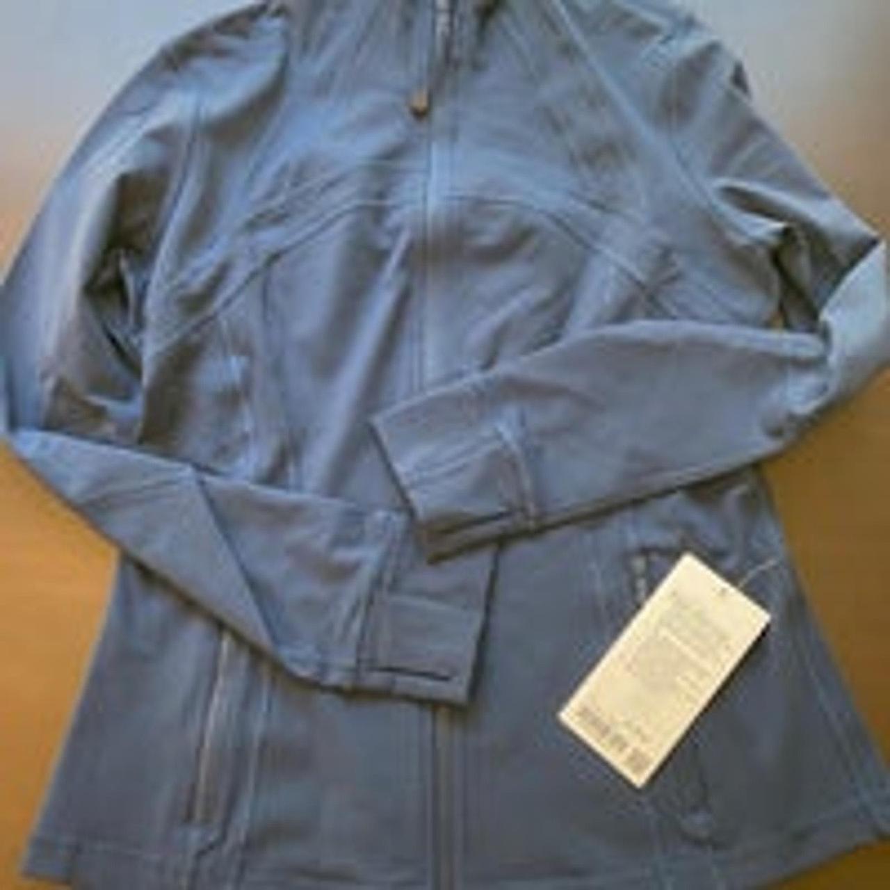 Lululemon Luon Define Jacket shops Size 6 Mineral Blue