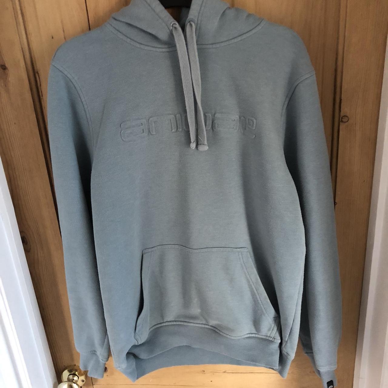 Light blue hoodie from Animal, both girls and boys,... - Depop