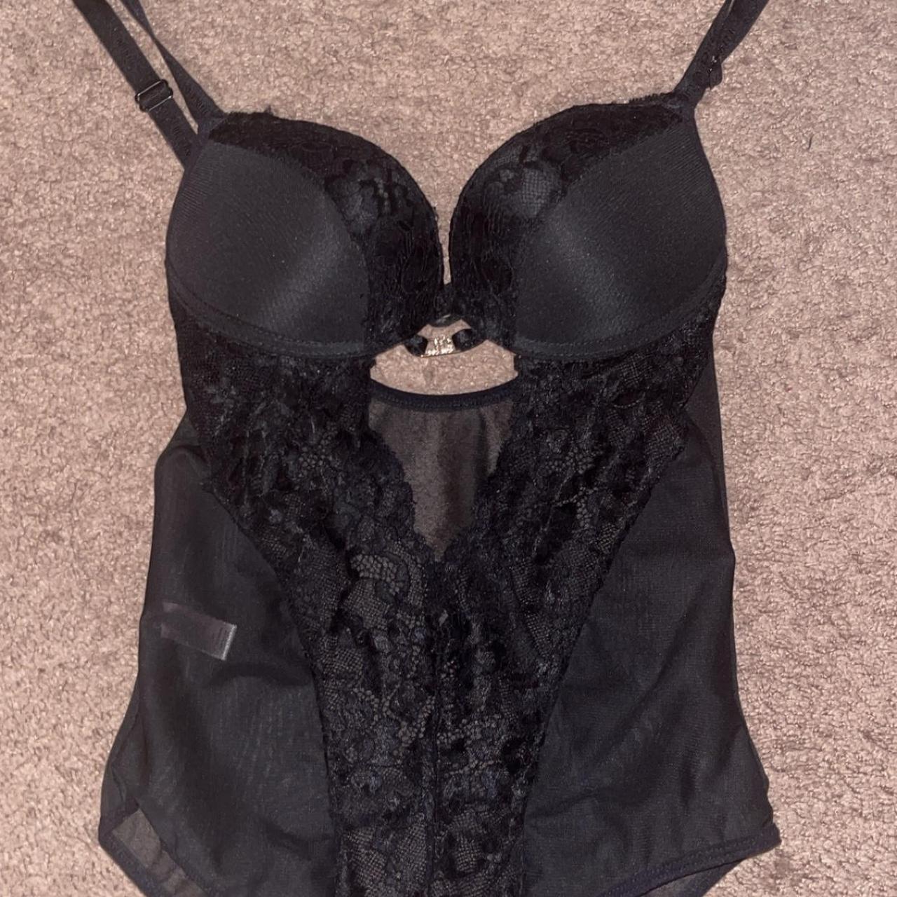 Juicy Couture Black Mesh Bodysuit