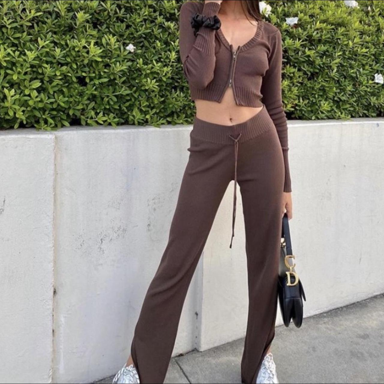 IAMGIA SET - Brown comfy lounge set both xs (runs a... - Depop