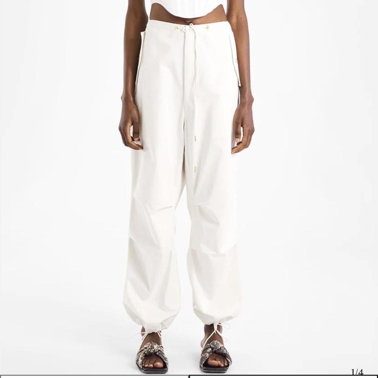 Dion Lee Women's White Trousers