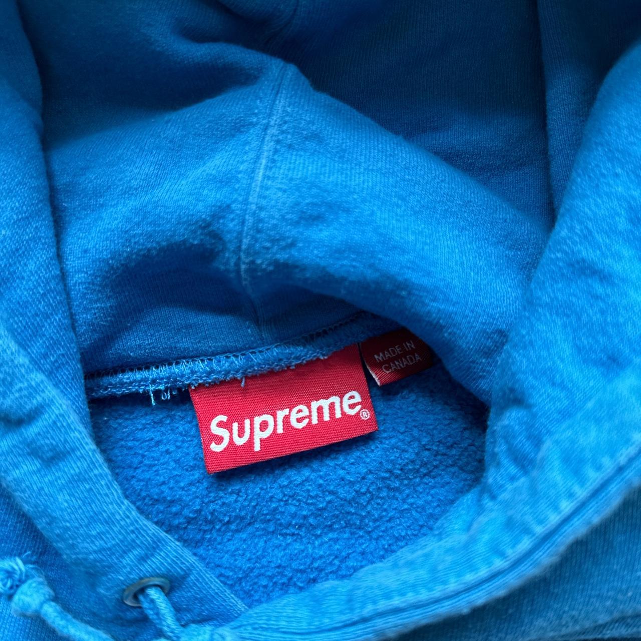 Supreme Logo Hoodie !! Size Small. Worn Like 5 Times - Depop