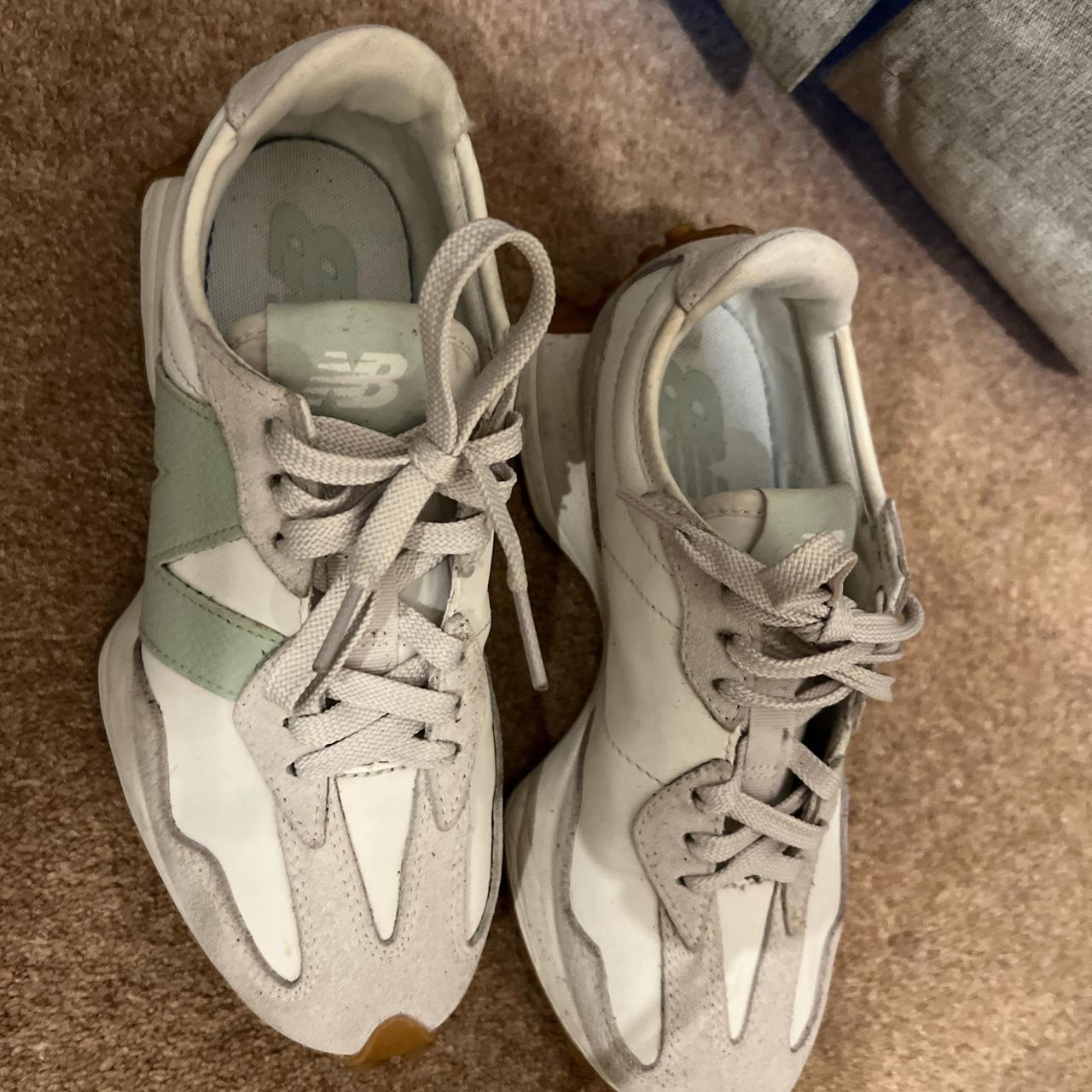 New Balance 320 trainers in sage green and Depop