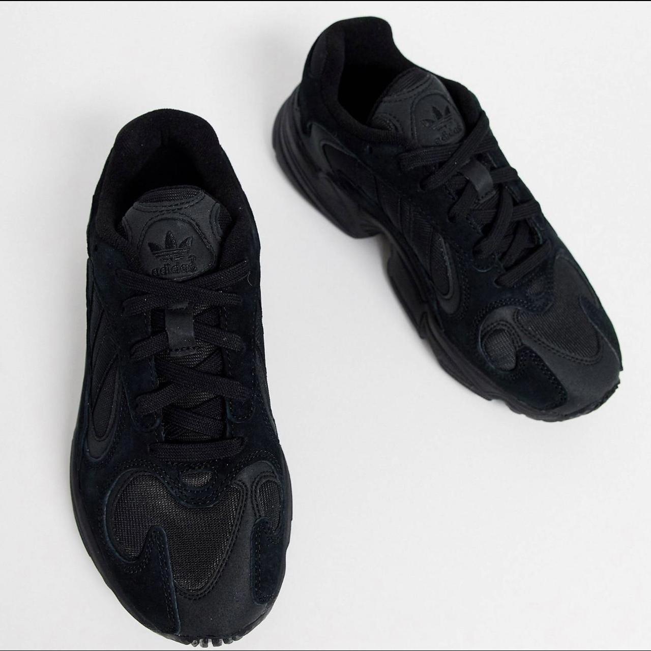 adidas yung 1 all black suede