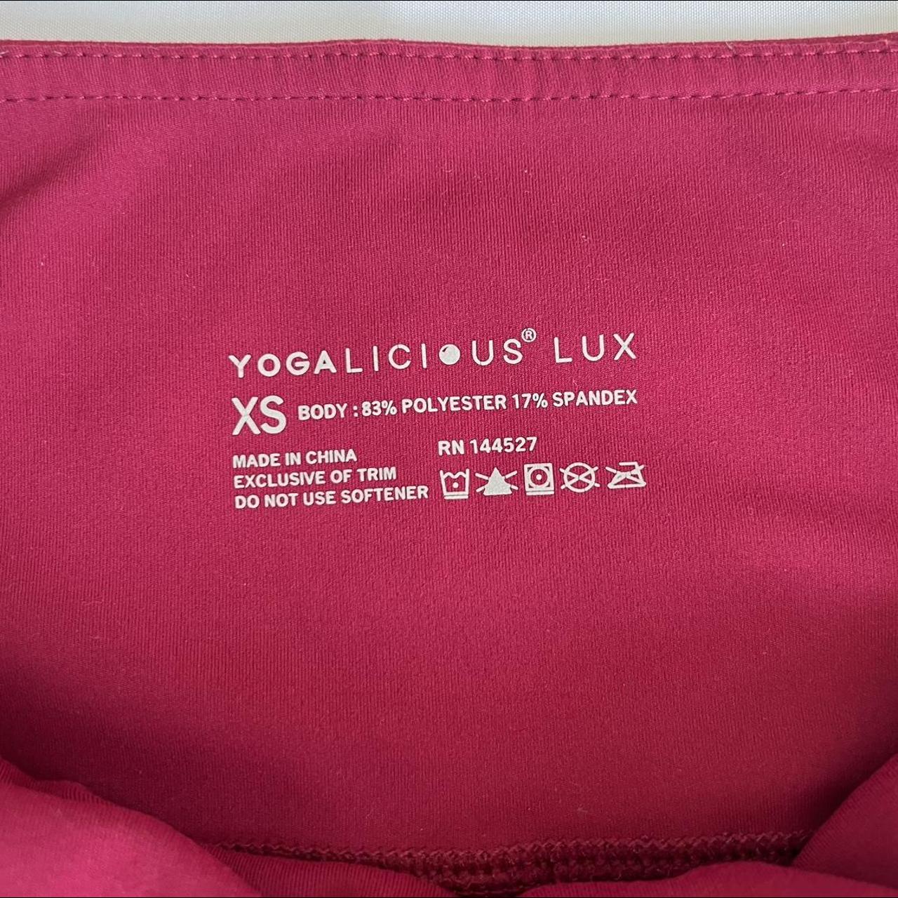 yogalicious hot pink biker workout shorts🍒 size: - Depop