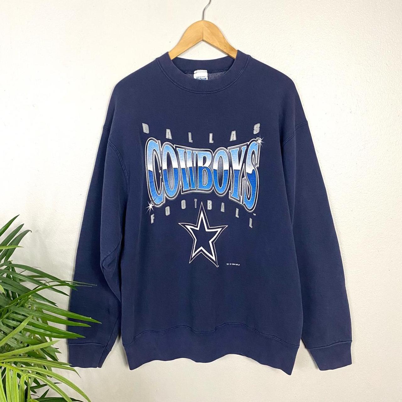 Vintage 1994 Dallas Cowboys Sweatshirt Size Medium Salem Sportswear