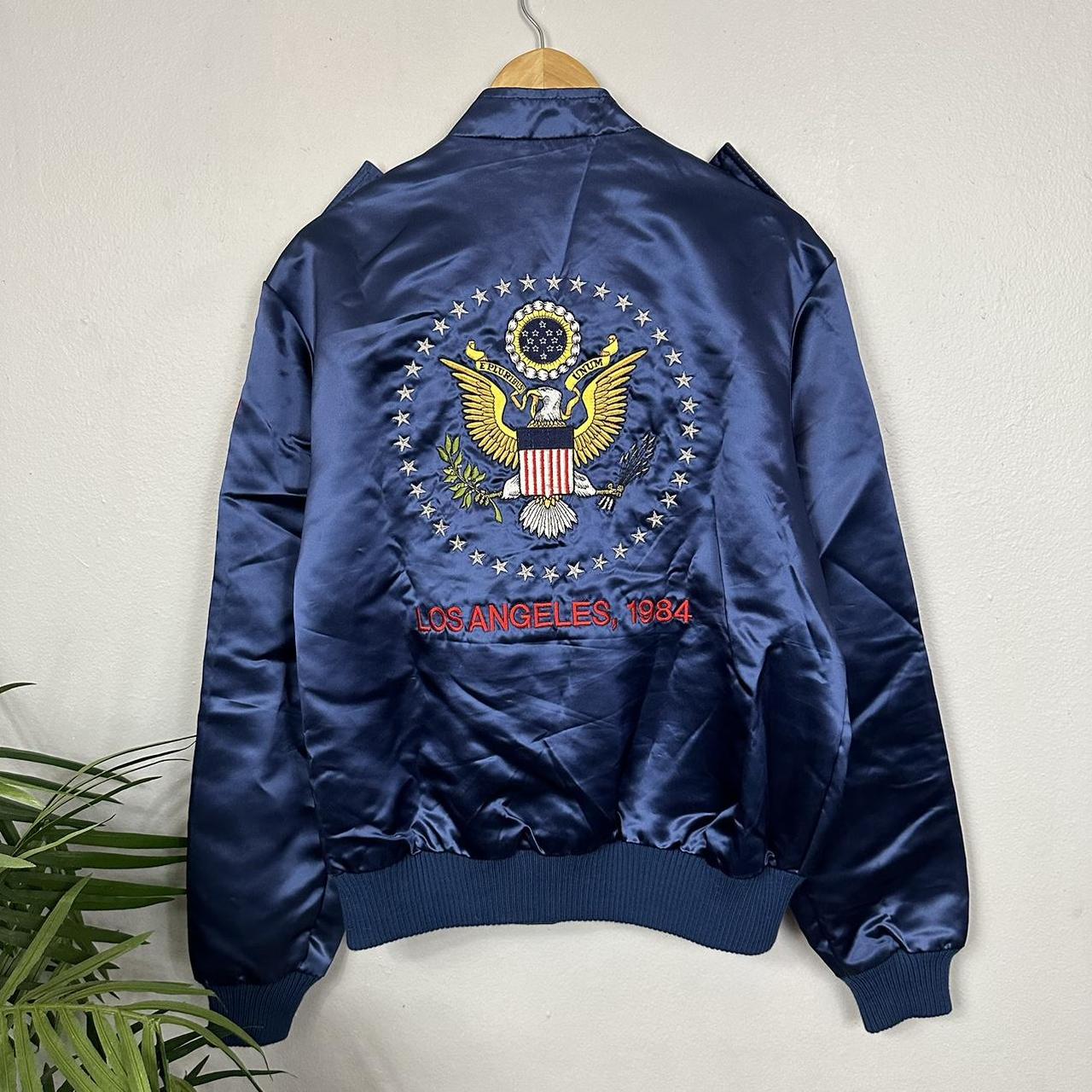 Vintage 80s Angels Jacket Made in USA. Features - Depop