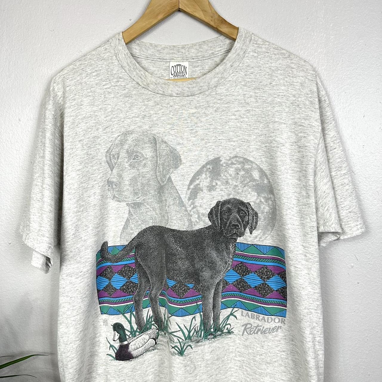 Vintage 90s 1993 Labrador Retriever T-Shirt Size:... - Depop