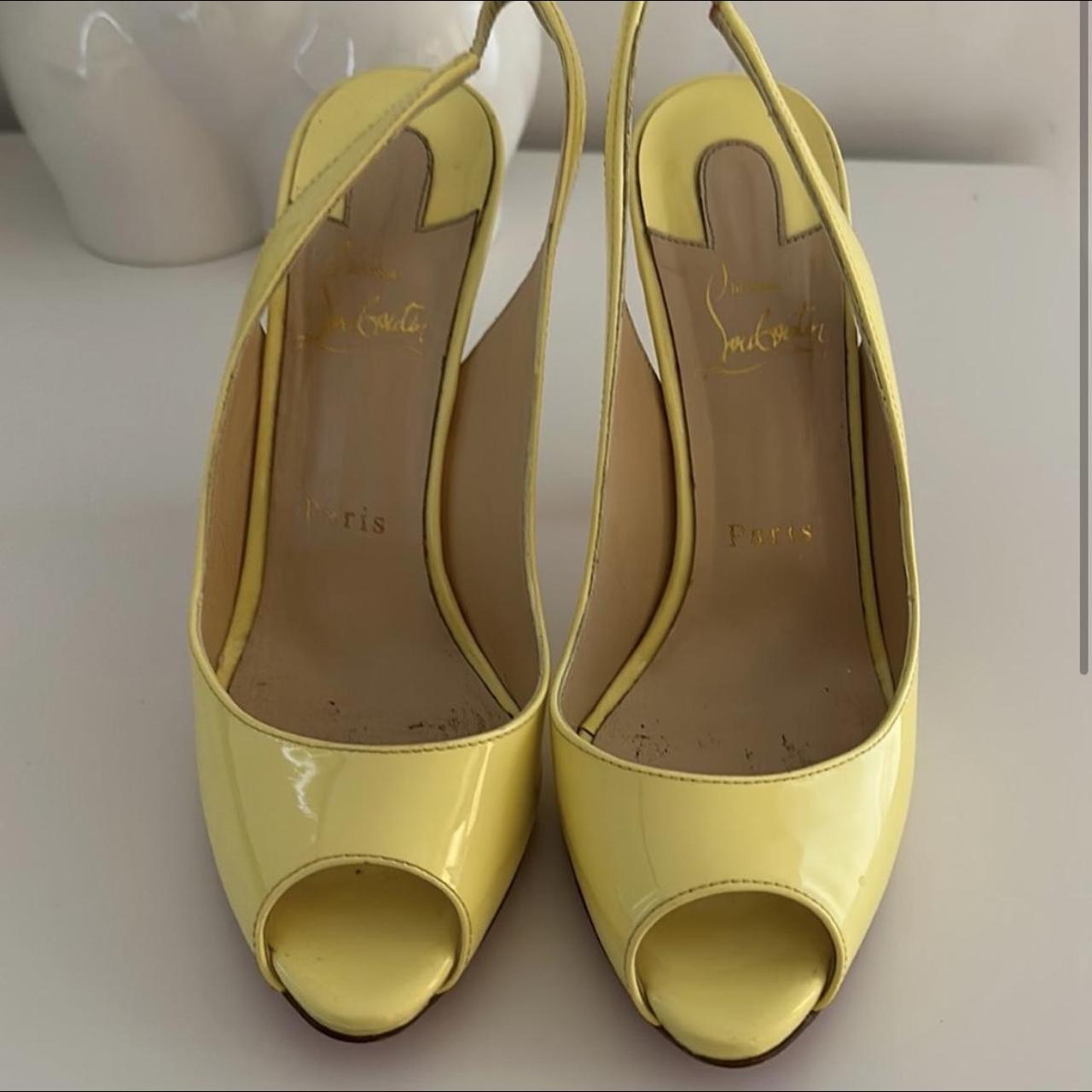 Baby hot sale yellow heels