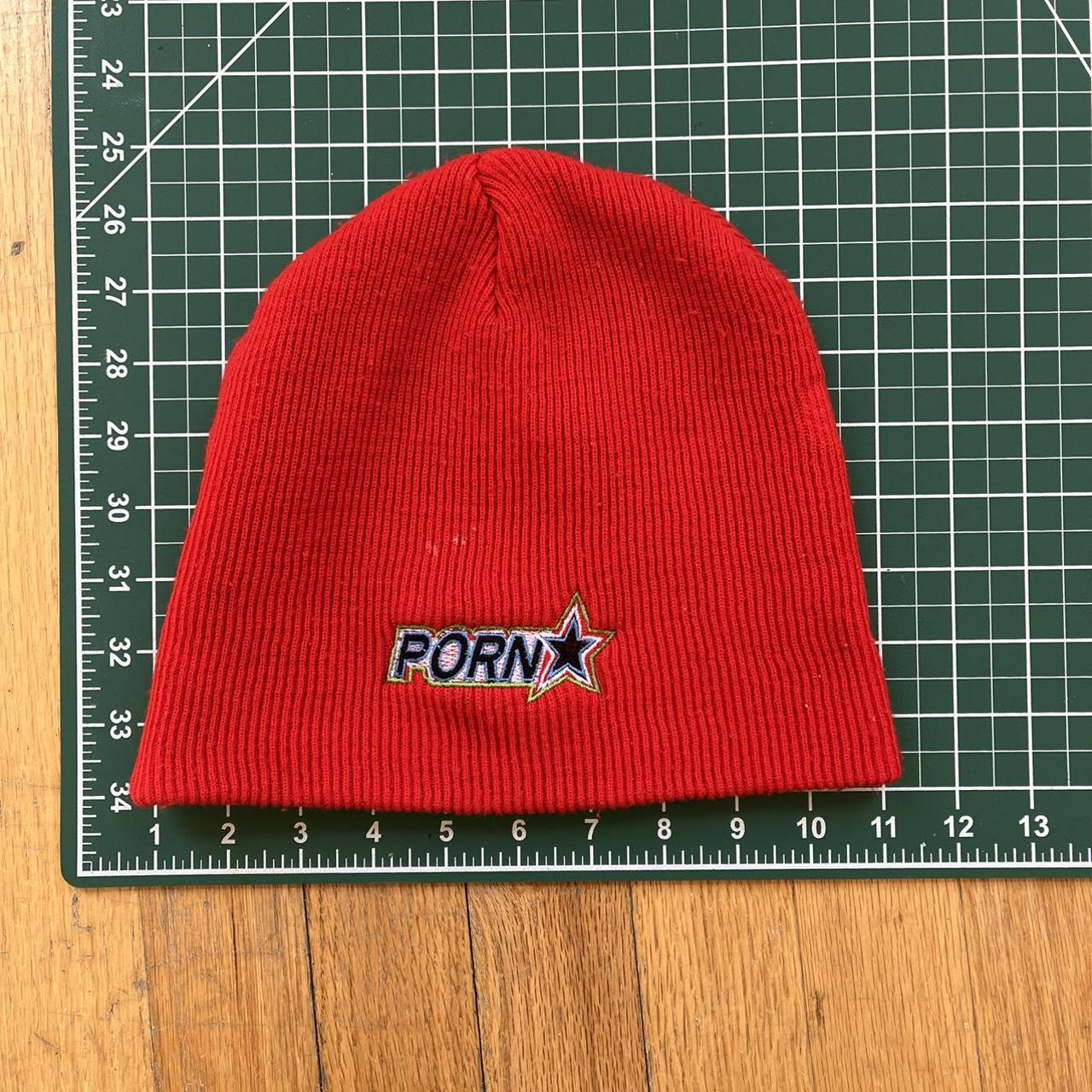 Pornstar beanie Vintage 90s Porn star beanie... - Depop