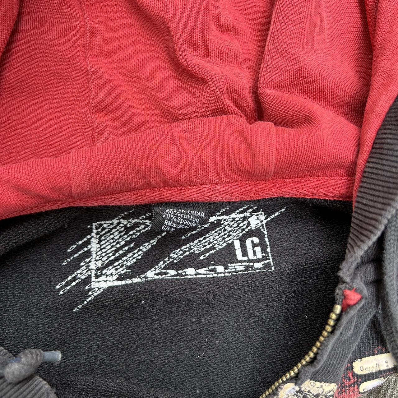 early 2000’s Oakley Y2K zip up, black/ red, great wear