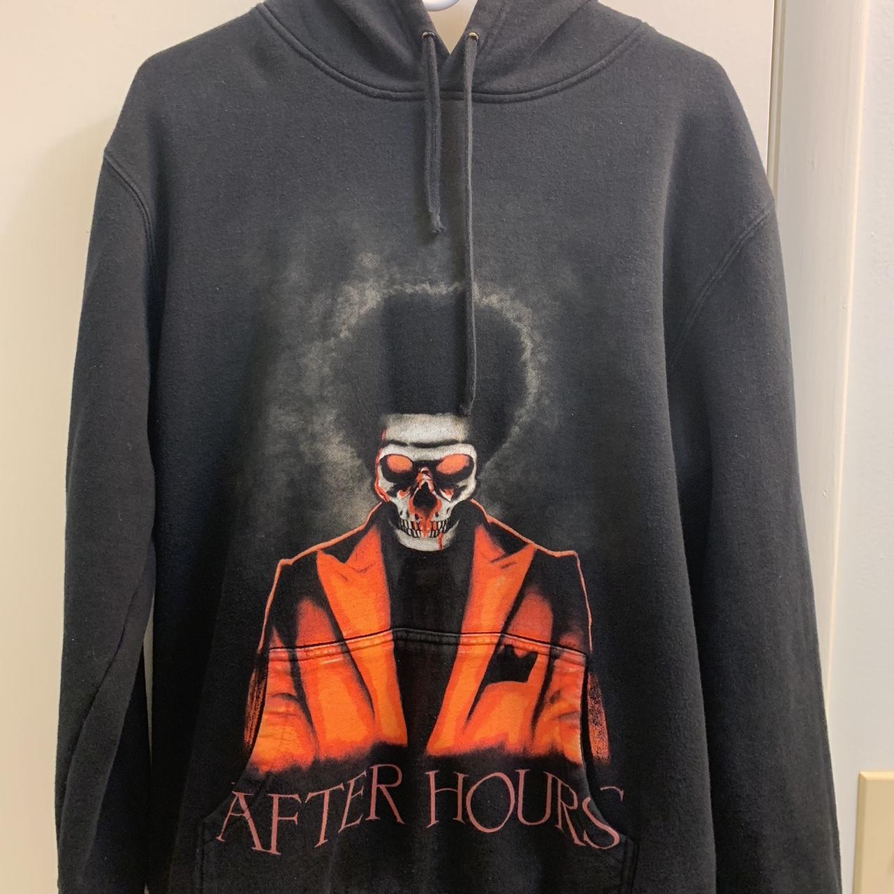 The weeknd in discount your eyes hoodie