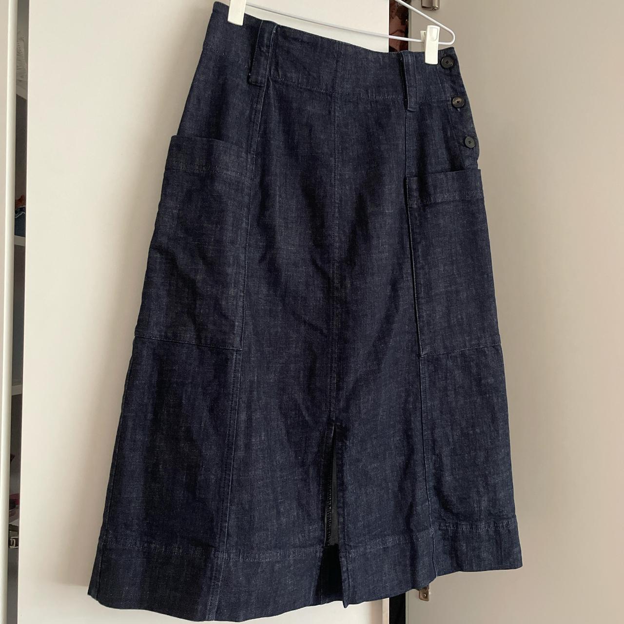 Toast indigo fashion denim skirt