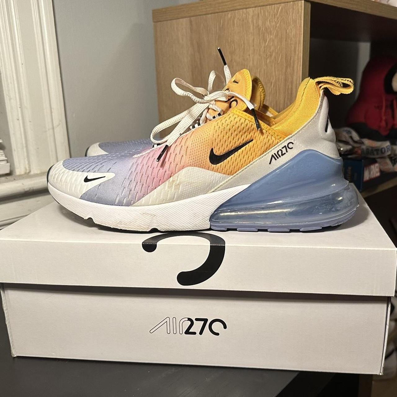 slightly worn pair of air max 270s in Depop