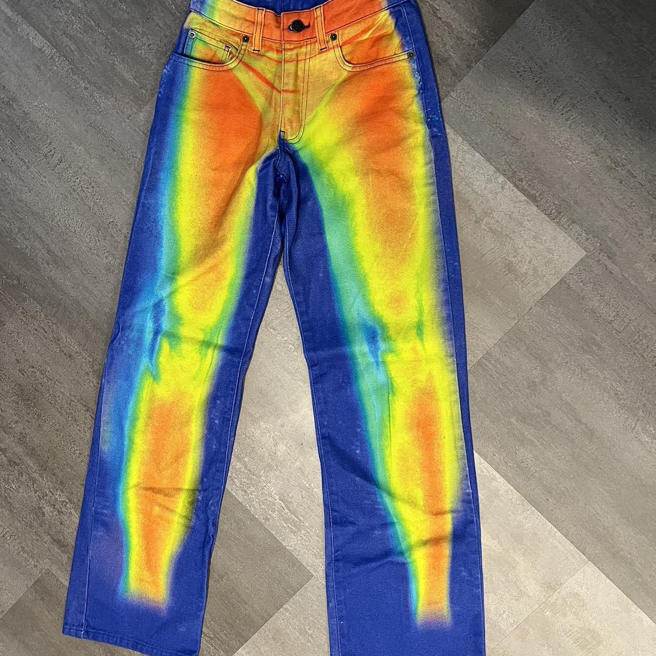 Jaded London Sydney thermal print jeans Petite... Depop