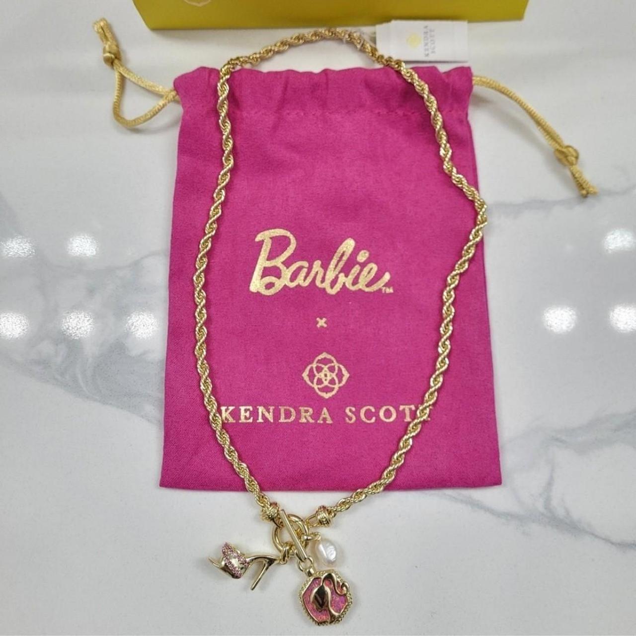 NWT Barbie Kendra Scott Limited Edition Gold Pearl Depop