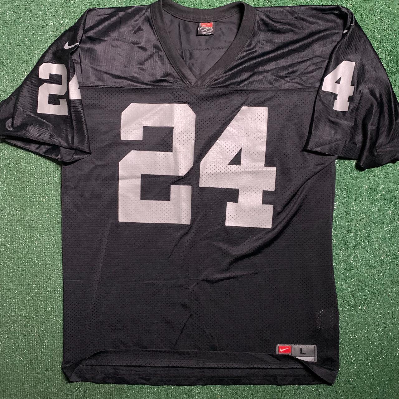 Vintage Nike Raiders Charles Woodson Football - Depop