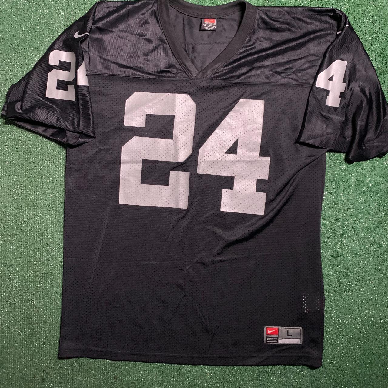 ♻️VTG Charles Woodson raiders jersey♻️ L(Top to - Depop