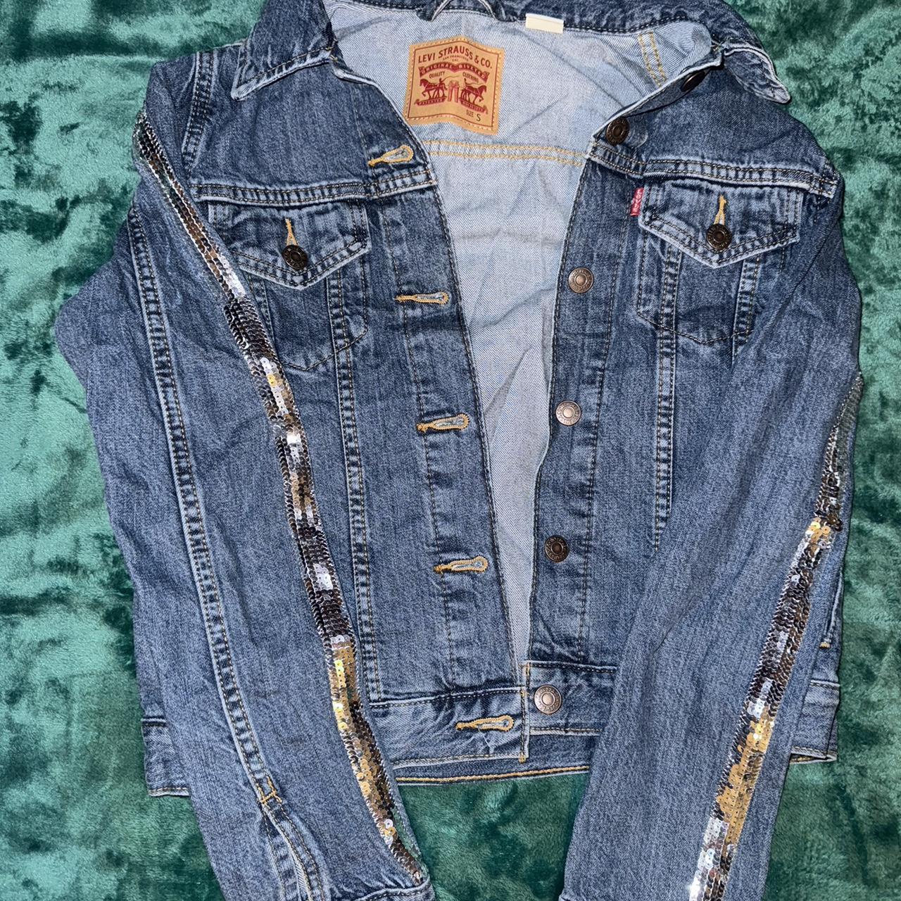 Levi's sequin jacket on sale