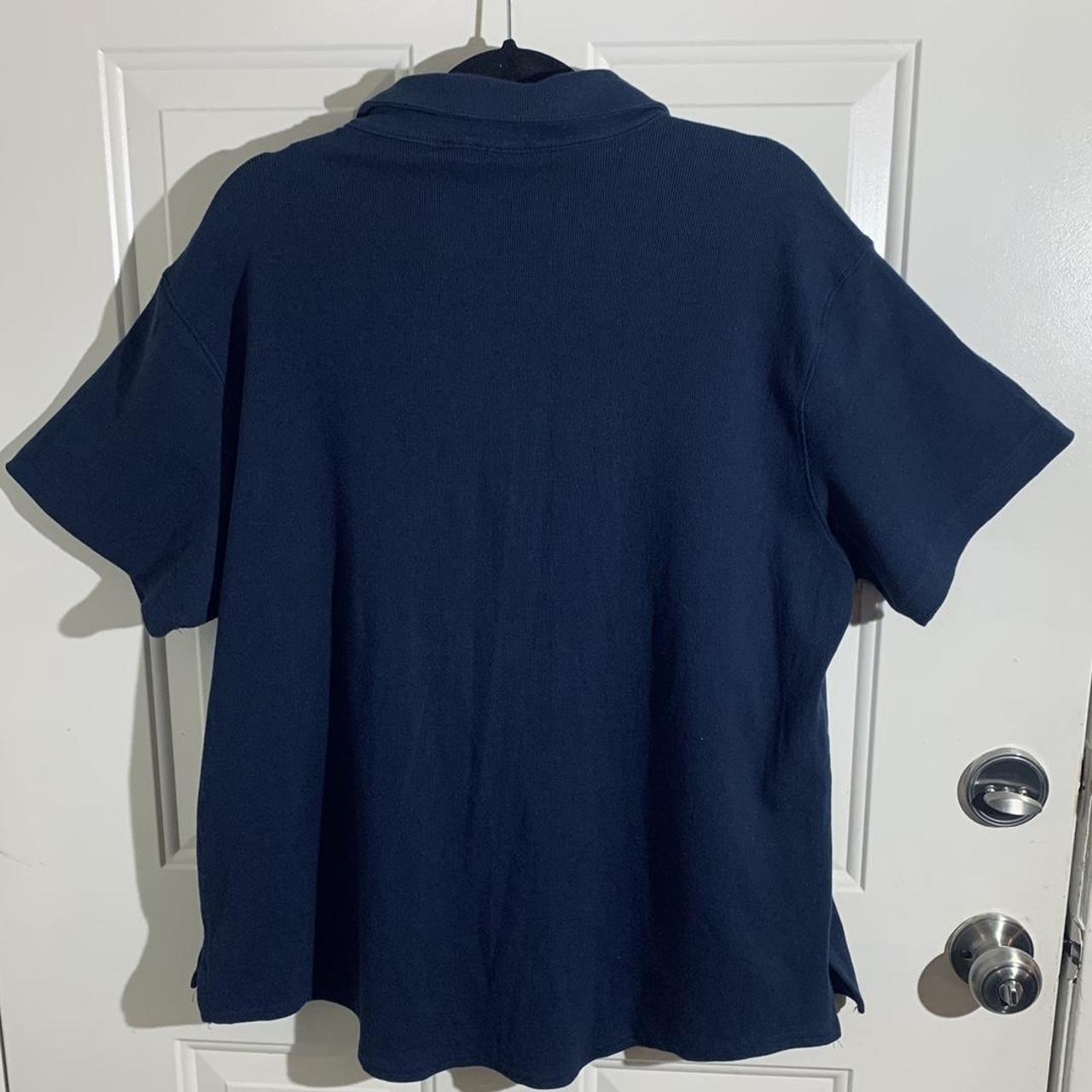 Women's Navy Polo-shirts | Depop