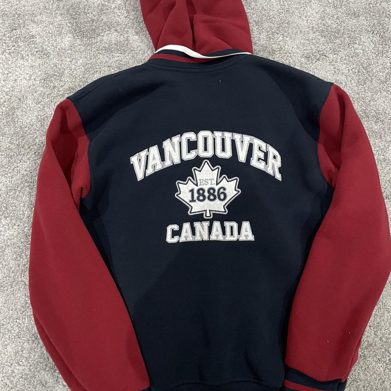 Varsity style jacket Vancouver Canada Never... Depop