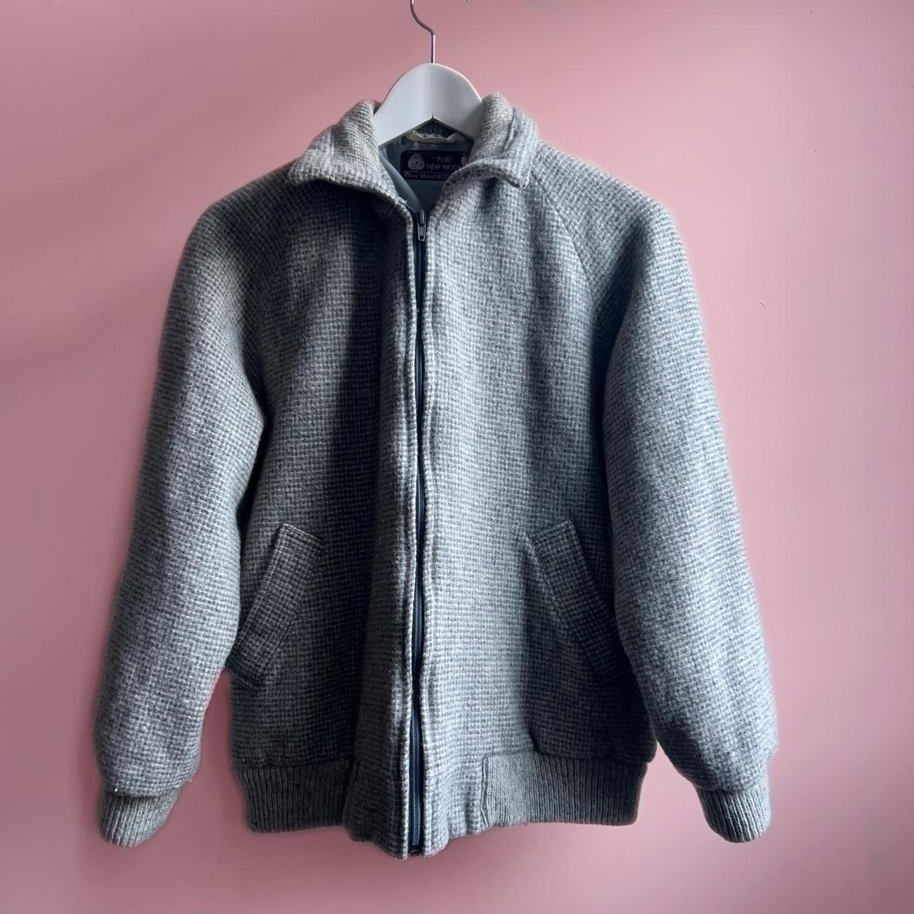 Tweed bomber jacket on sale mens