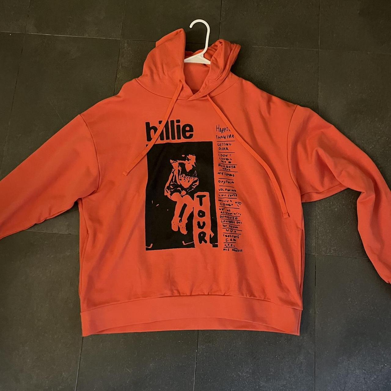 Billie eilish hot sale red hoodie