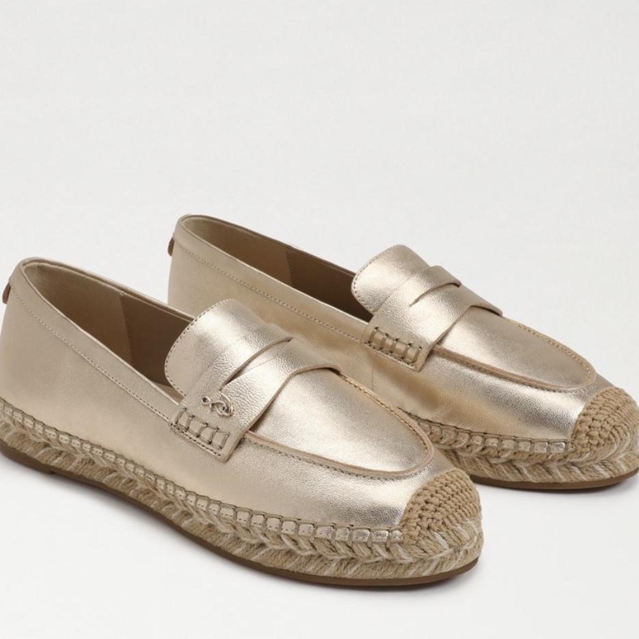 Sam edelman gold loafers online