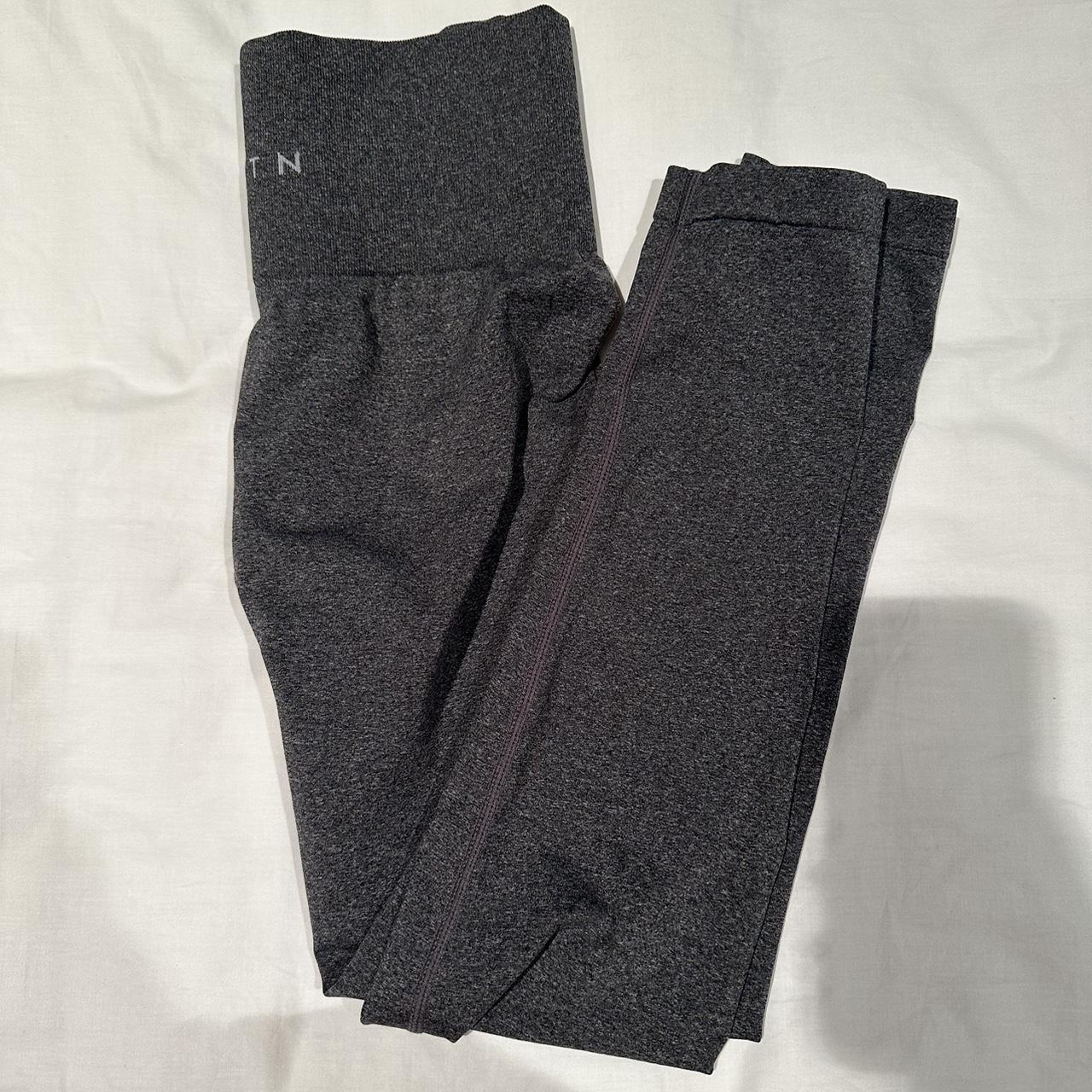 Grey speckled NVGTN leggings #NVGTN #gym #leggings - Depop