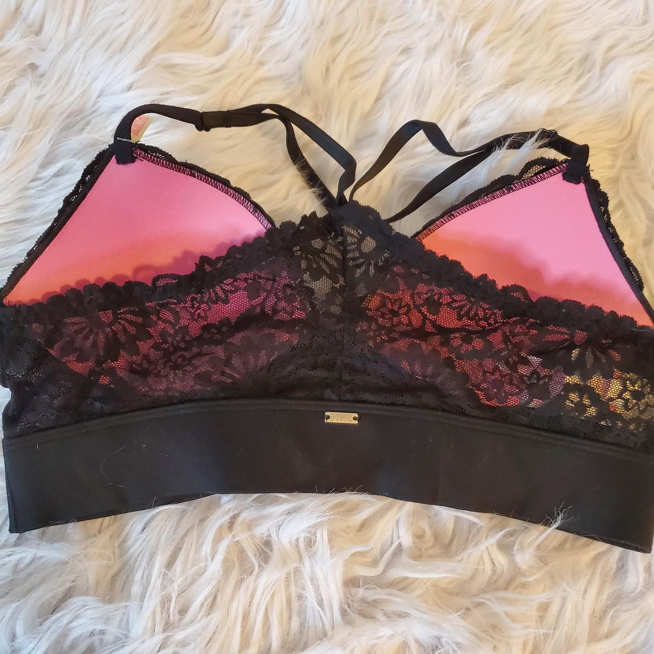 Victoria's secret pink pushup bralette size small. - Depop