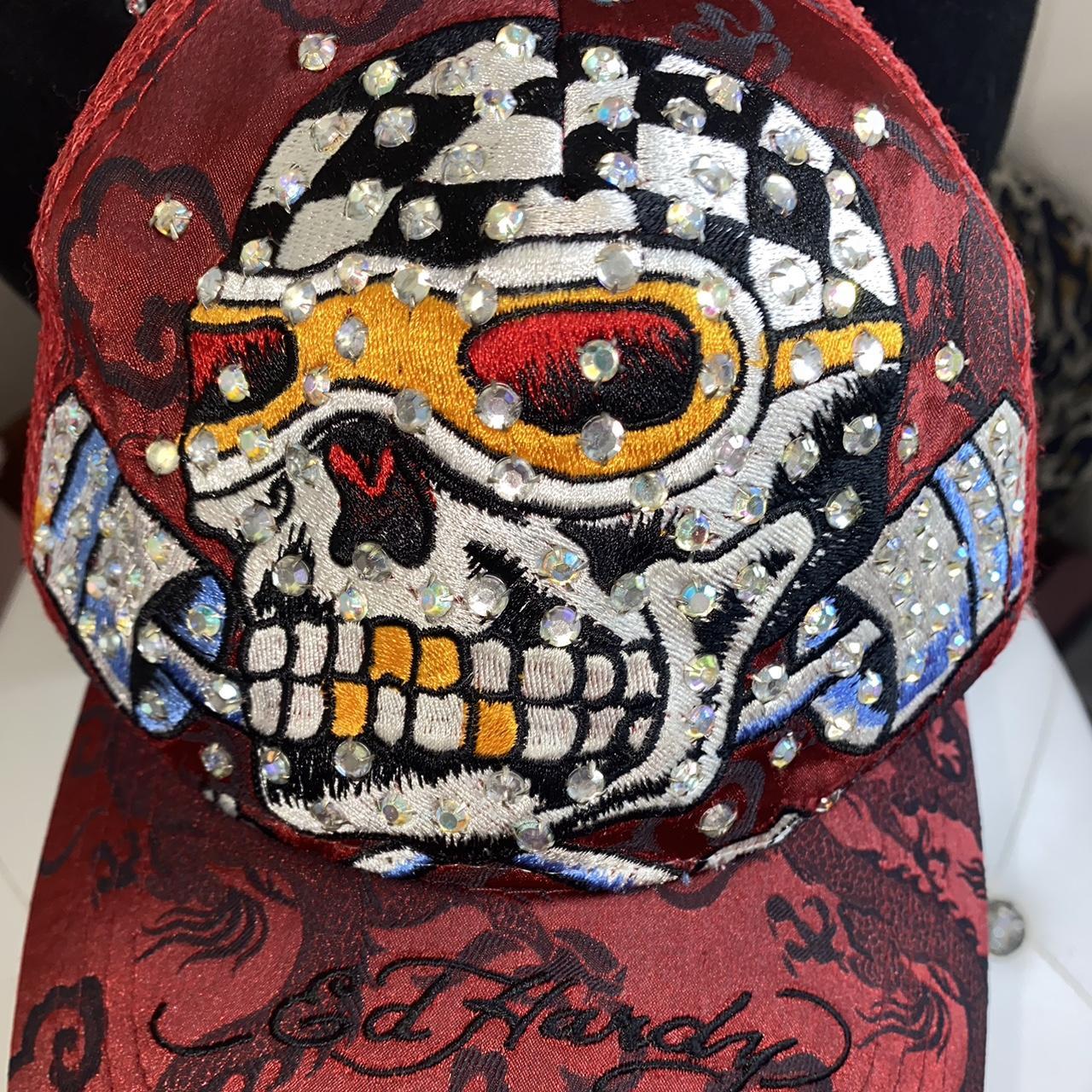 Vintage early 2000’s Y2K Ed Hardy embroidered all...