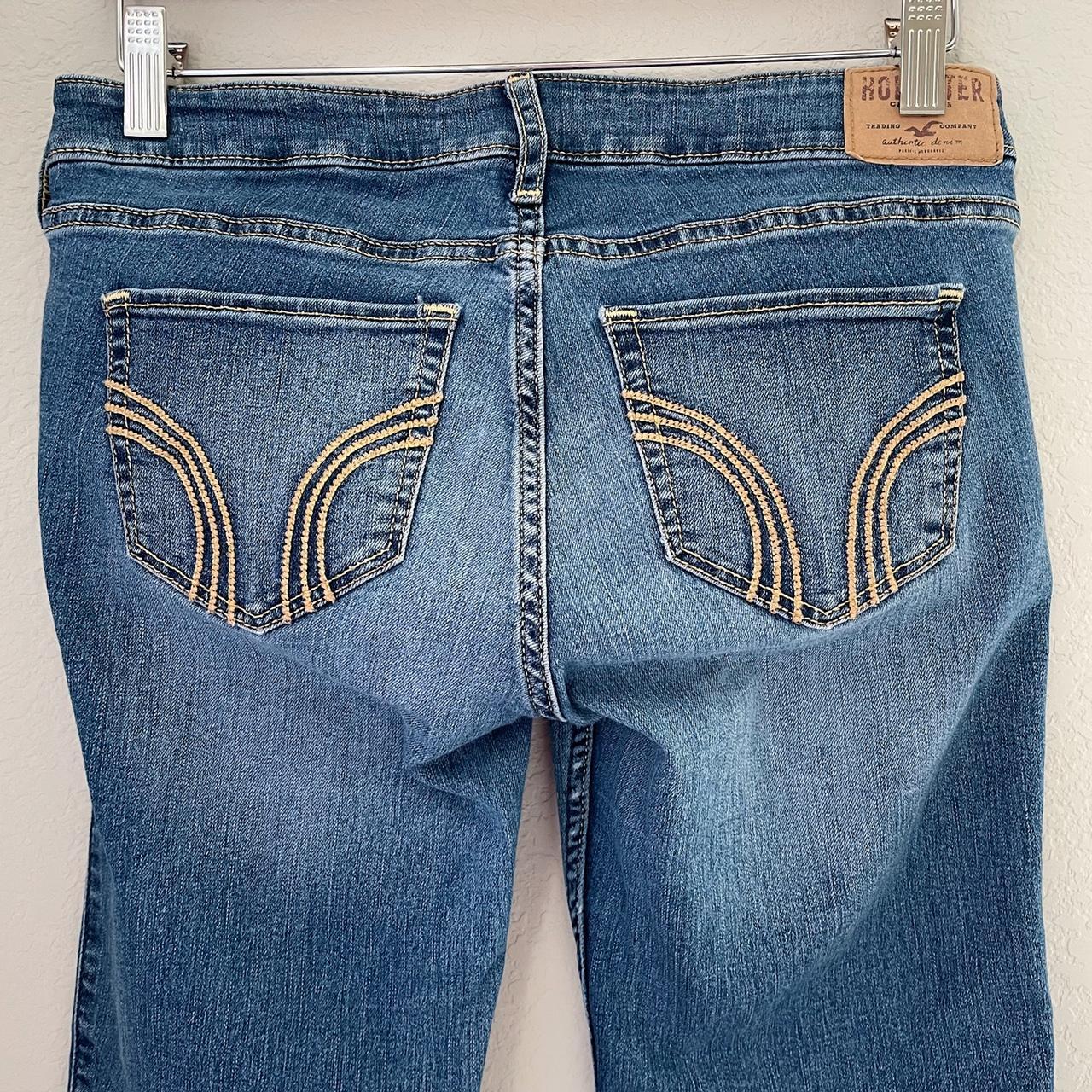 Hollister Skinny Jeans Details: - dark wash - - Depop