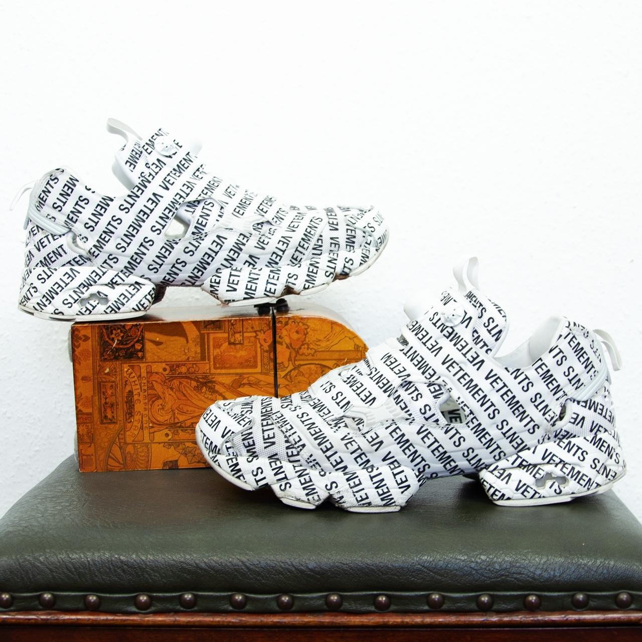 reebok insta pump x vetements