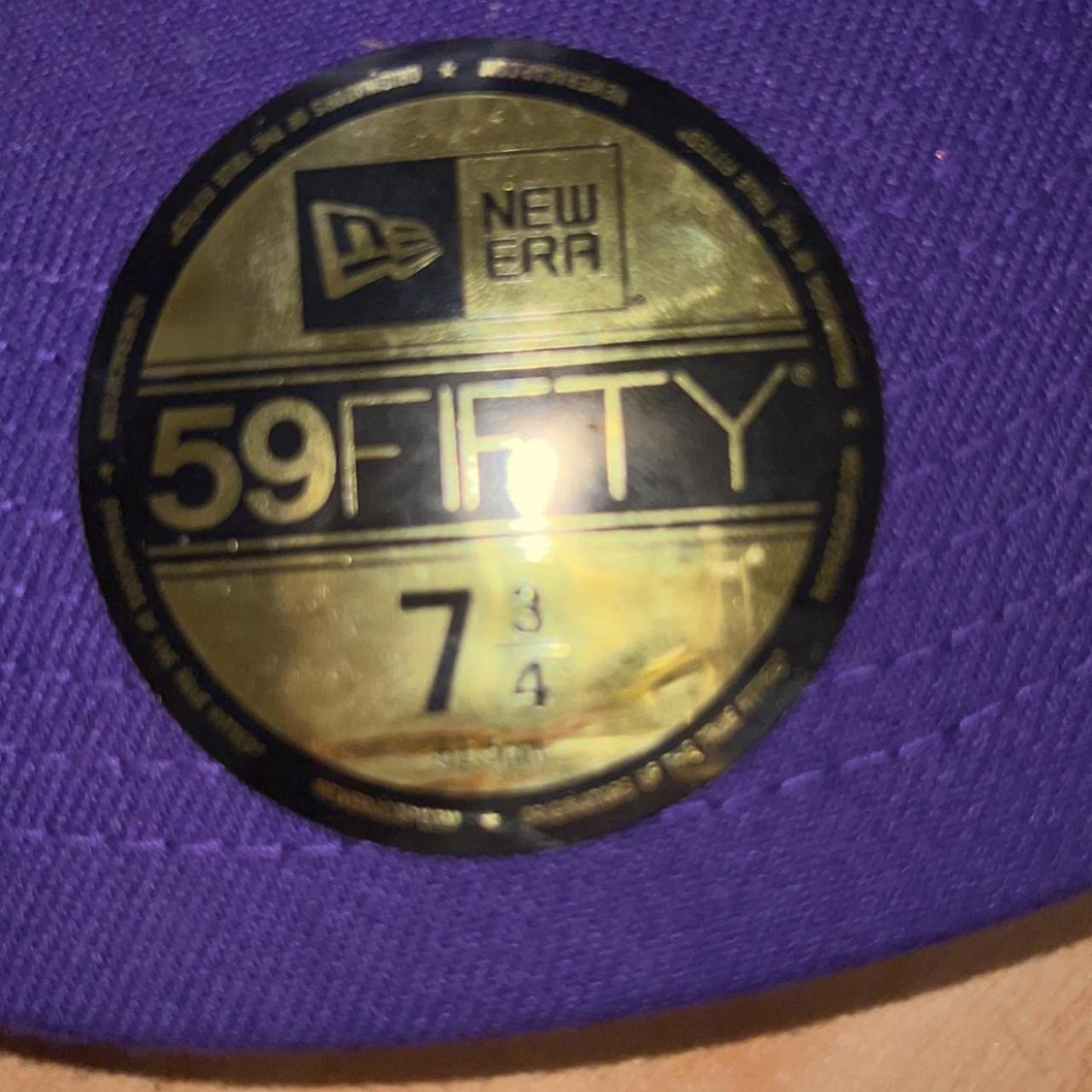 Purple Dodgers 7 3/4 fitted hat from lids. Never - Depop