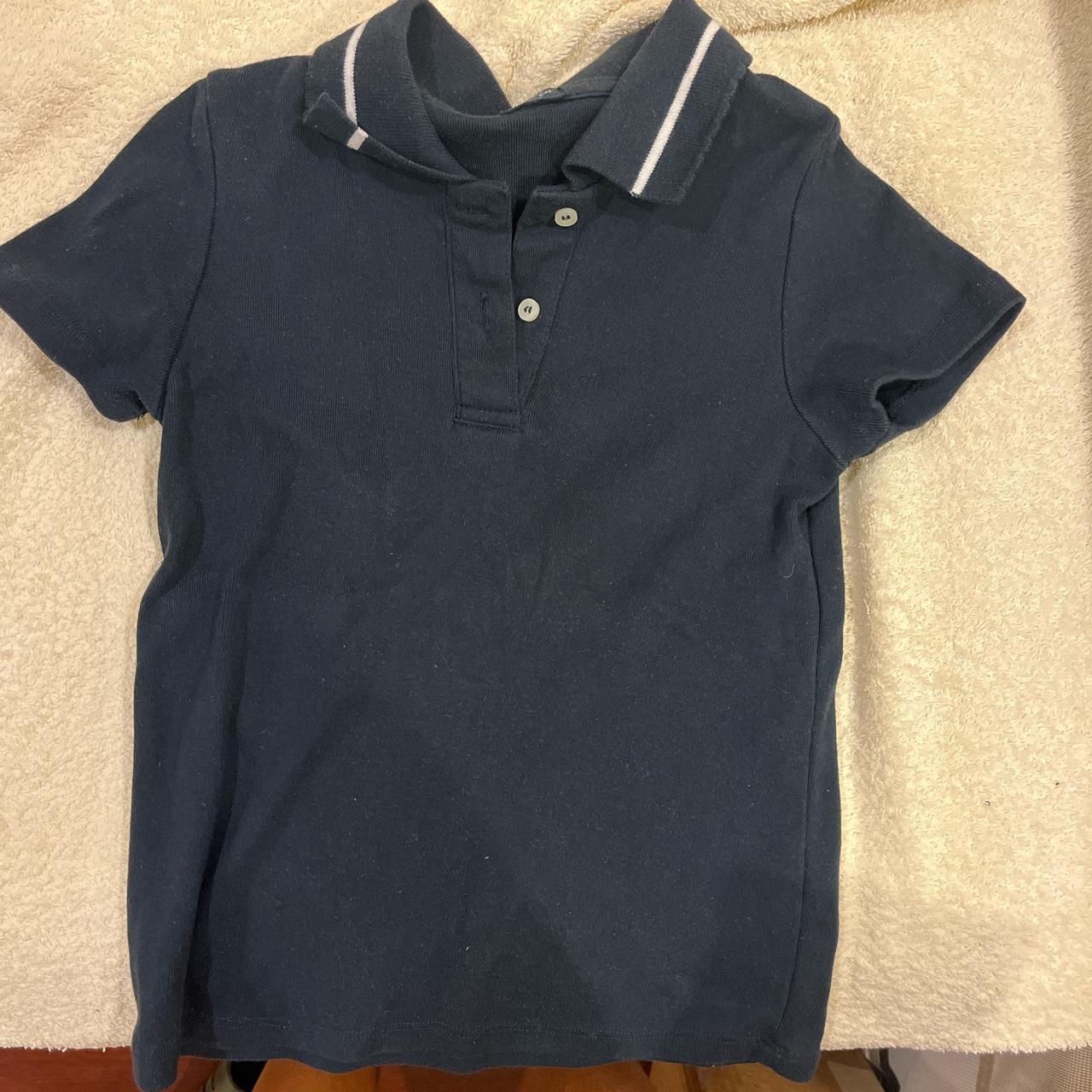 Brandy Melville collared shirt with stripe - Depop