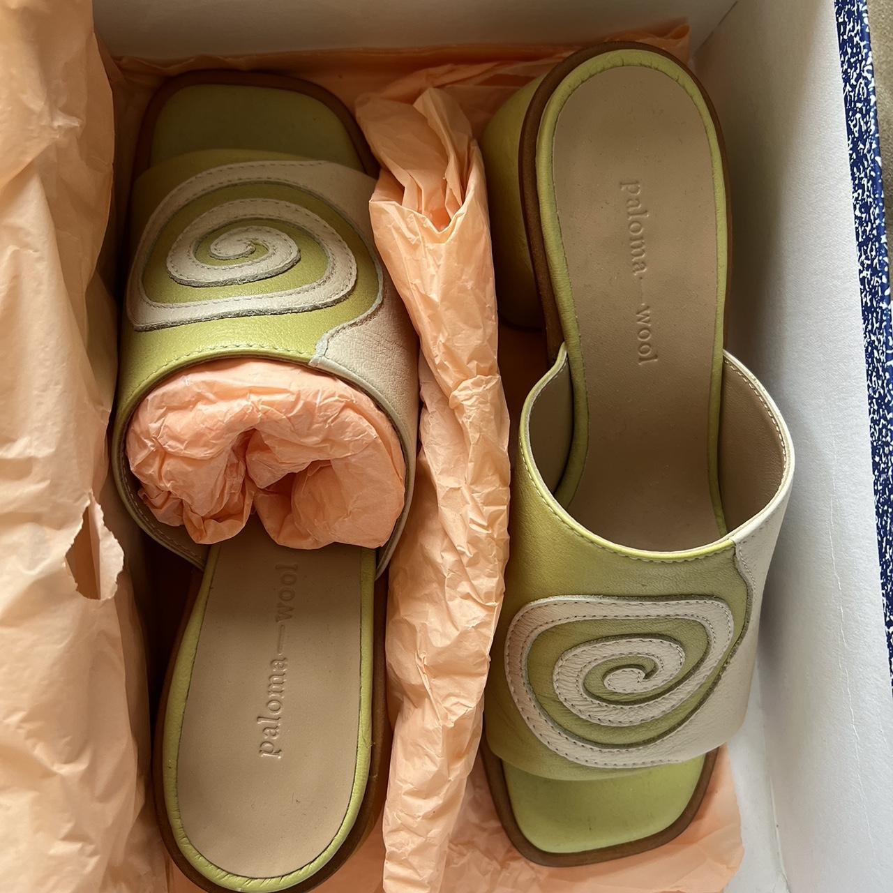 Paloma Wool Tornado Sandal Size EU 36. Green and...