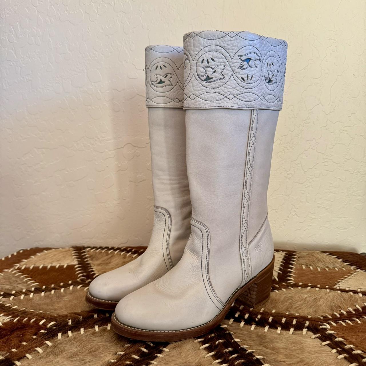 Frye hotsell embroidered boots