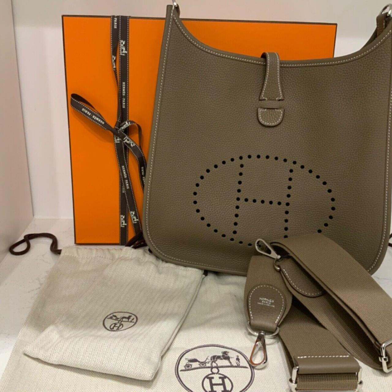 AUTHENTIC HERMES EVELYNE lll 29 in color Etoupe This Depop