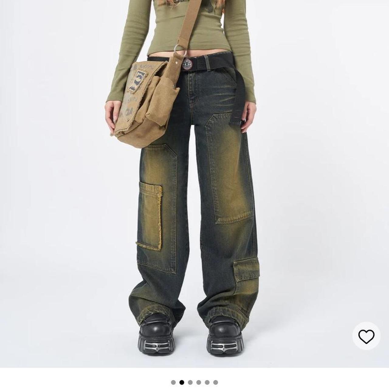 【Minga London】キュートなワンダーデニムマルチポケットバッグ Minga London】キュートなワンダーデニムマルチポケットバッグ