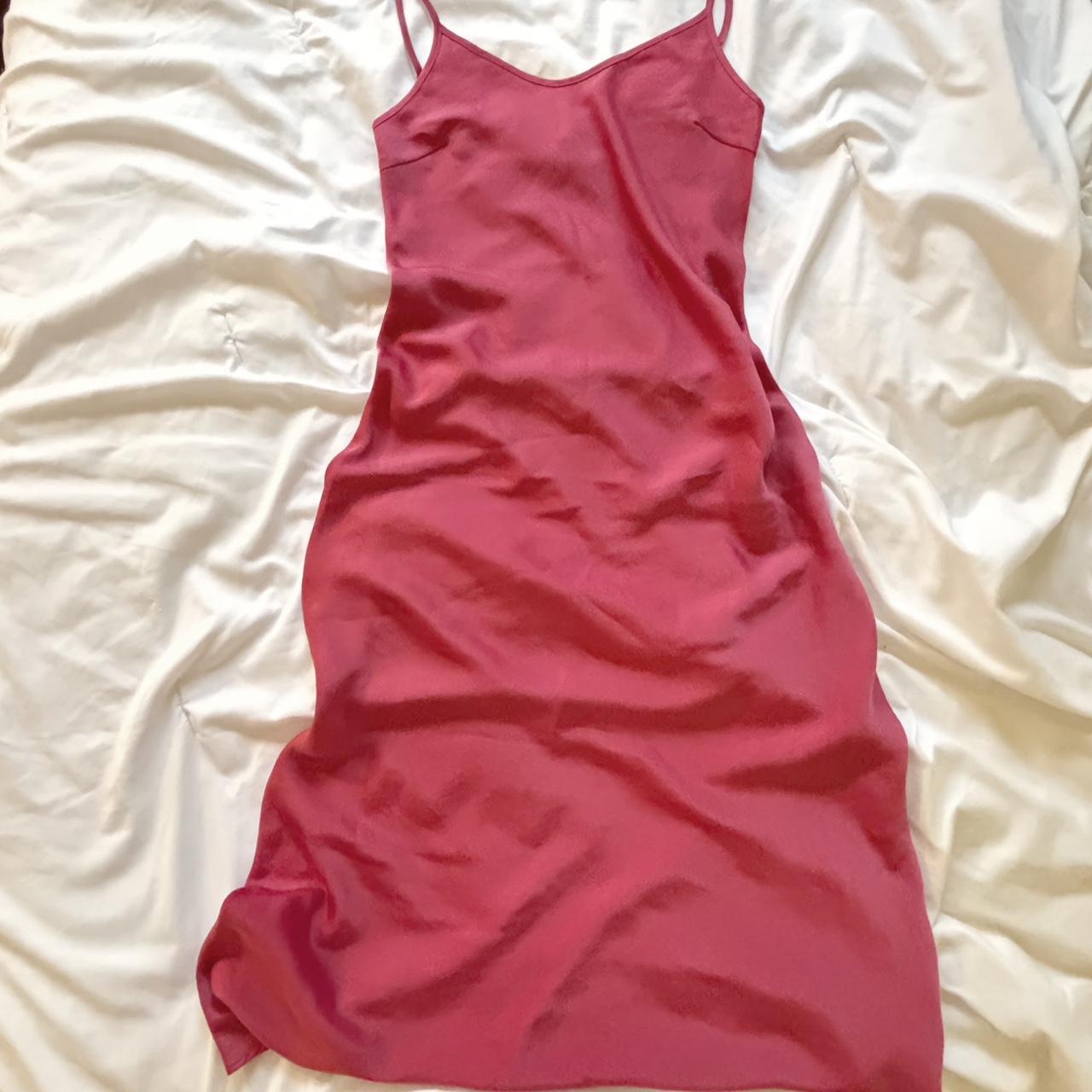 Satin slip dress, Size xxs but fits like xs,