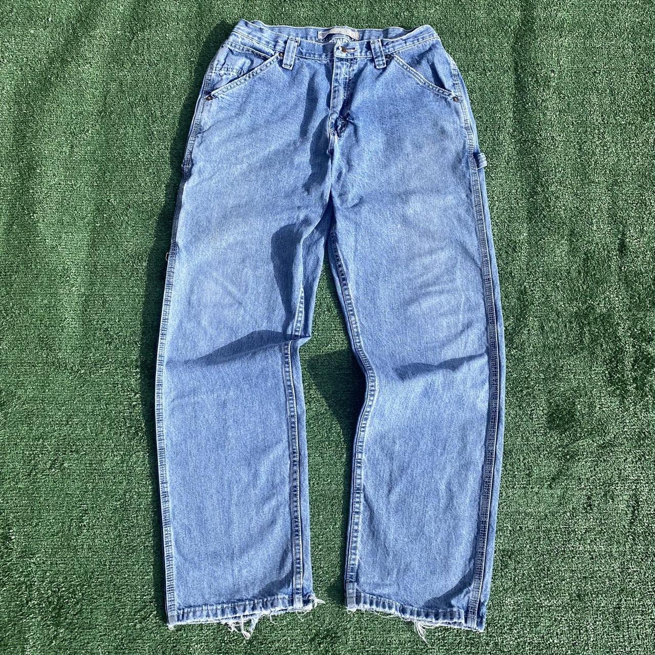 Lee Carpenter Jeans Pants 33x32 Blue Stonewashed... - Depop