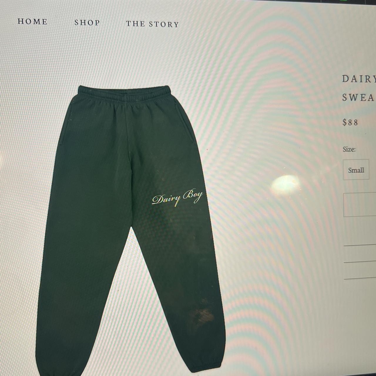 dairy boy sweats SOLD OUT ONLINE never worn size S Depop