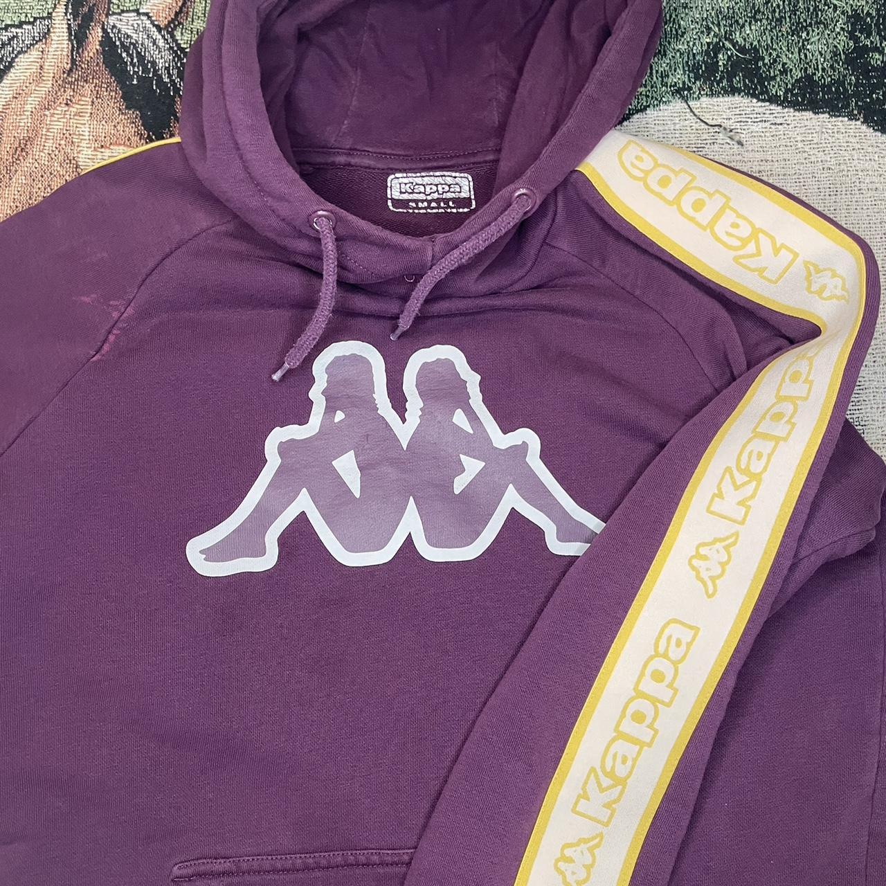 Burgundy kappa clearance hoodie