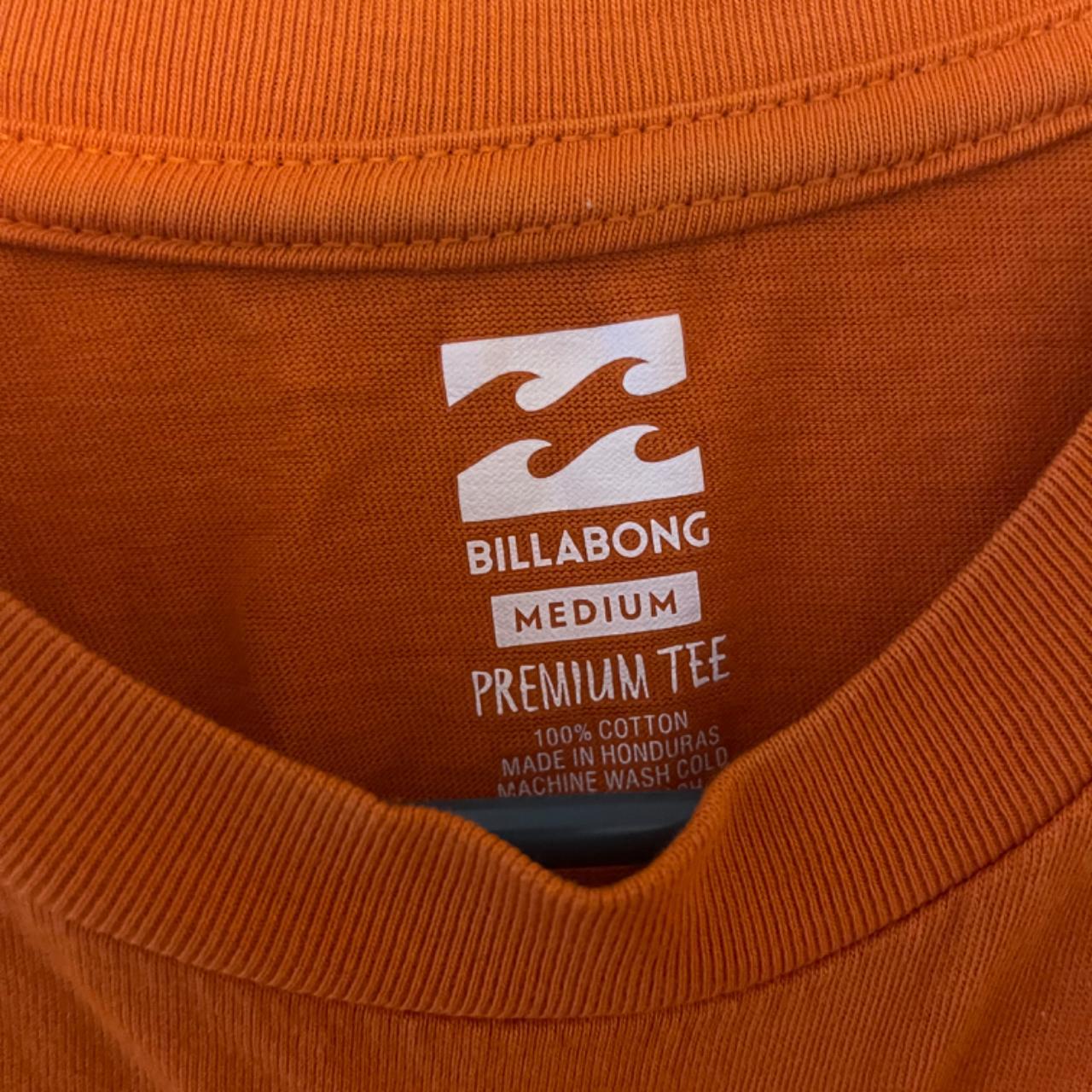 Men’s Billabong Orange Graphic T-Shirt Size: Medium... - Depop