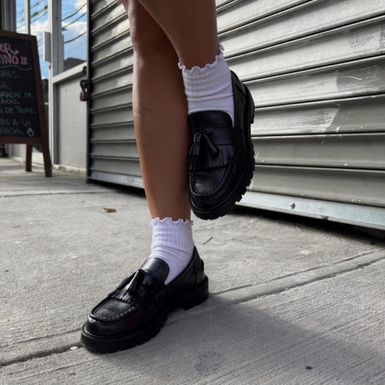 Black 90’s loafers! You guys know the look! This... Depop